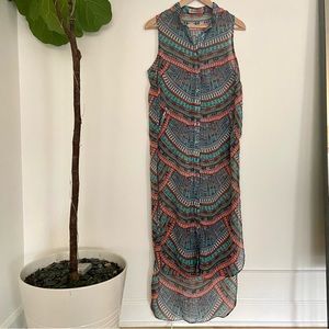 Mara Hoffman Multicolored Maxi Dress Coverup size M